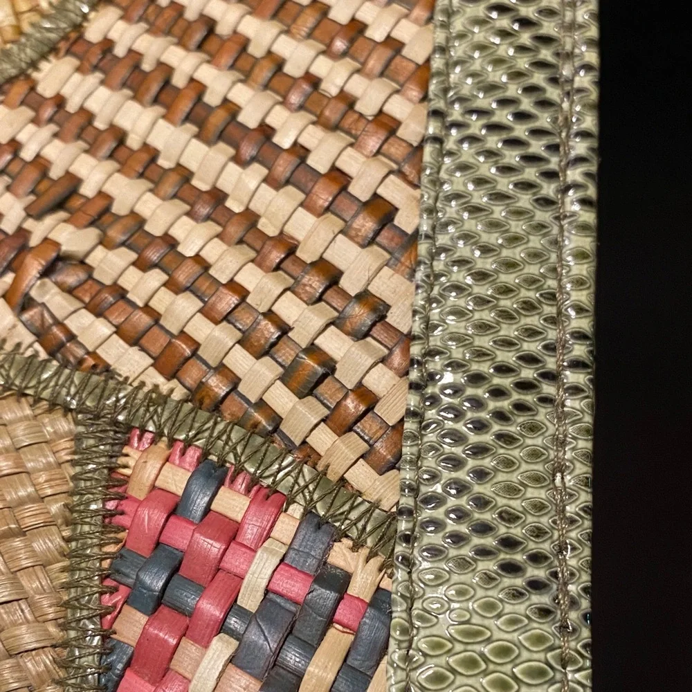 Multicolor Patchwork Handbag